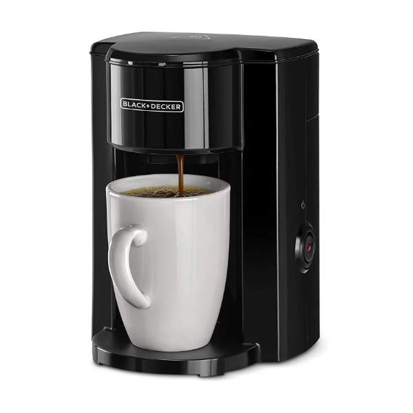 Black+Decker 350W 1 Cup Coffee Maker_ Coffee Machine with Coffee Mug for Drip Coffee & Espresso, Black - DCM25N-B5 _ Buy Online at Best Price in KSA - Souq is now Amazon.sa_ Home